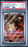 #203 TEAM ROCKET'S MEOWTH PSA 10