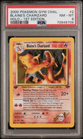 #2 BLAINE'S CHARIZARD PSA 8
