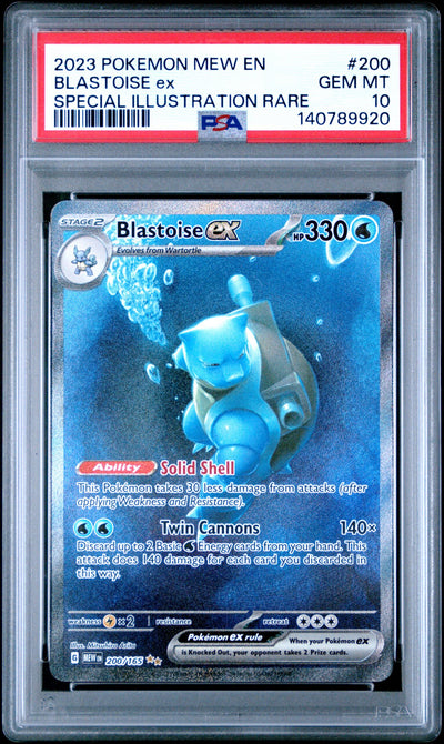 #200 BLASTOISE ex PSA 10